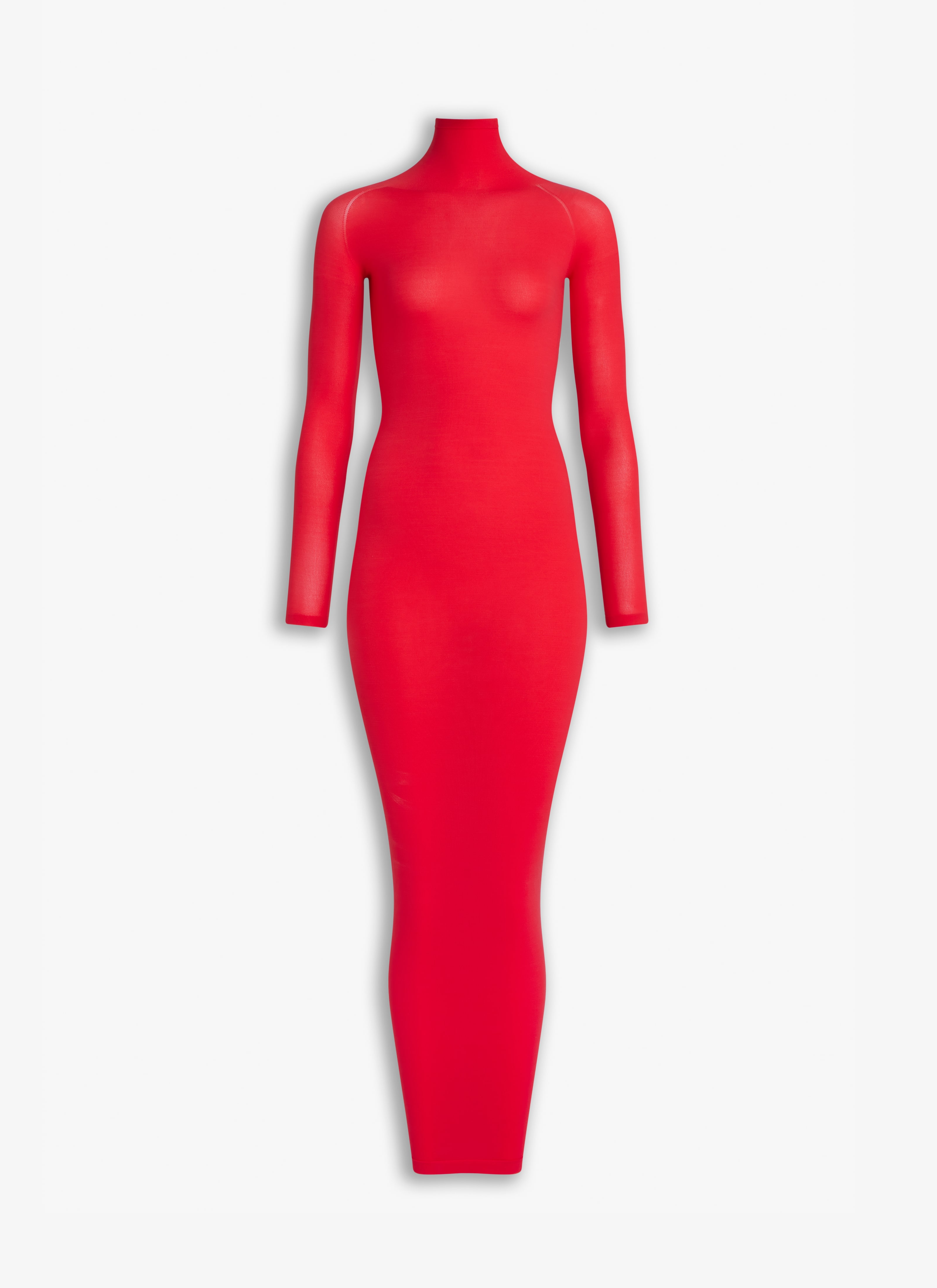 SHEER HIGH NECK DRESS SHEER HIGH NECK DRESS - maison-alaia.com